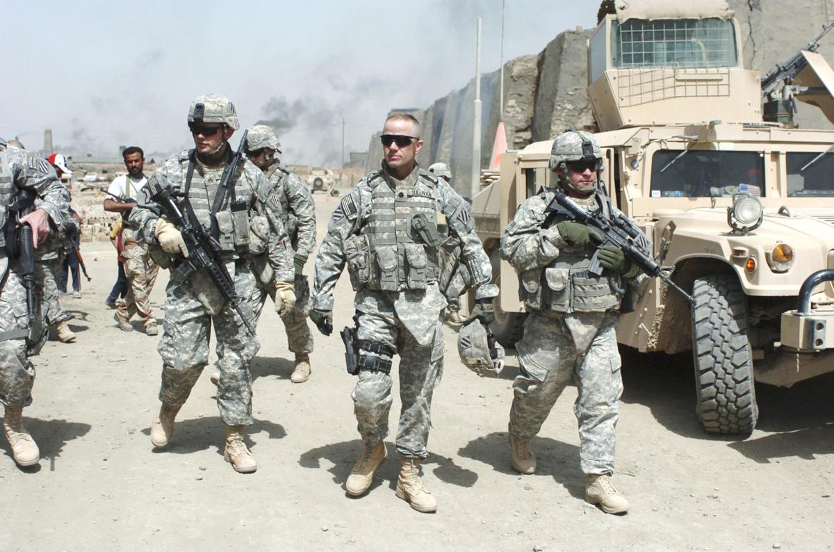 LTC Mark Sullivan in combat in Iraq
